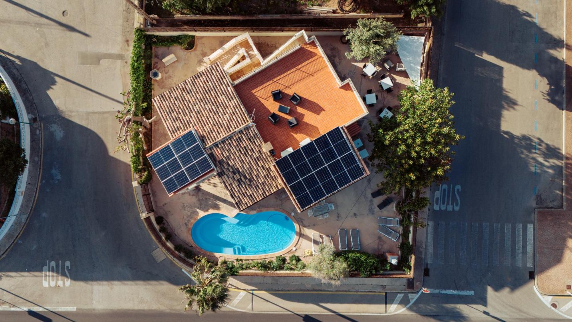 Mallorca Finca Haus Mit Pool Direkt Am Meer Es Trenc, Bootstour Moeglich Sa Ràpita Exterior foto